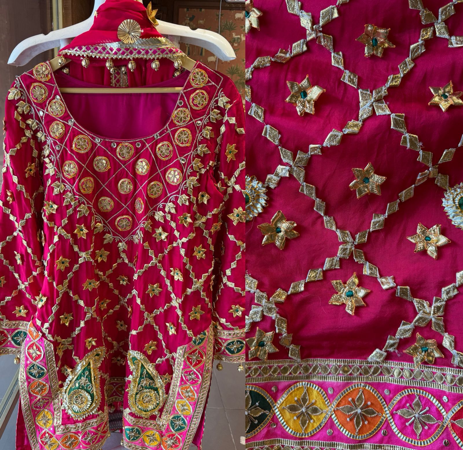 Stitched SILK traditional kurta set